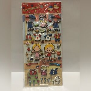 2011 Sanrio Patty and Jimmy Dress Up Stickers